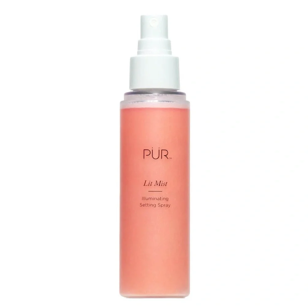 NIB PÜR Lit Mist Illuminating Setting Spray 4 oz Full Size Glow Mist